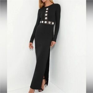 Staud Asher Paillette Maxi Dress XS NWT